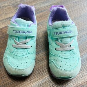 Tsukihoshi Racer Baby Toddler Shoes / Sneakers Mint / Lavender Size 7.5